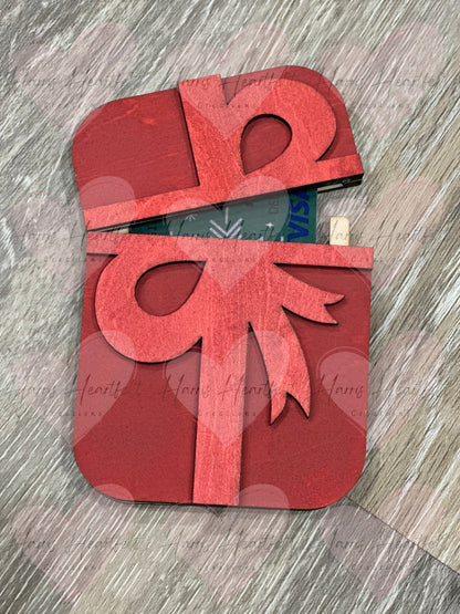 Wooden Gift Card Holder – Available in Many Colors! 