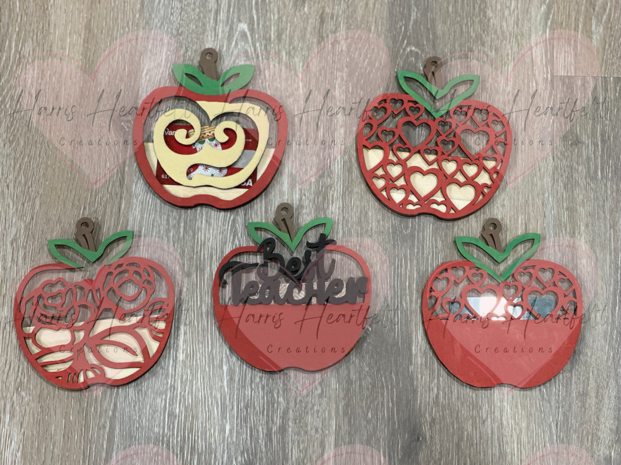 Teacher-Inspired Wooden Gift Card Holder
