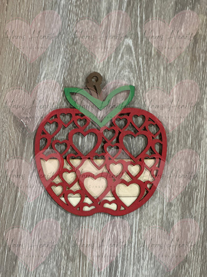 Teacher-Inspired Wooden Gift Card Holder