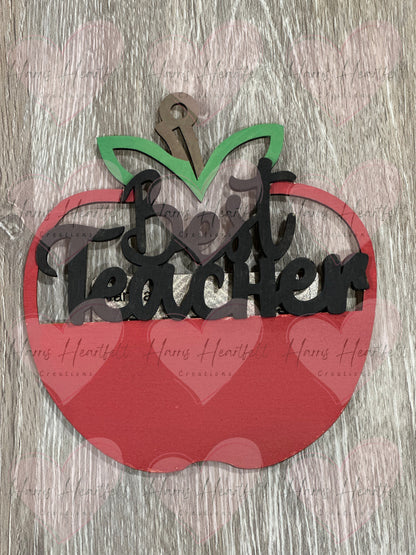 Teacher-Inspired Wooden Gift Card Holder