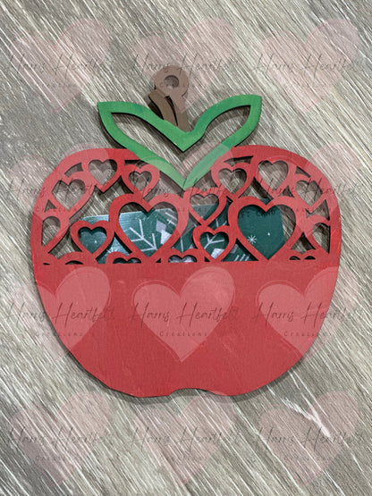 Teacher-Inspired Wooden Gift Card Holder