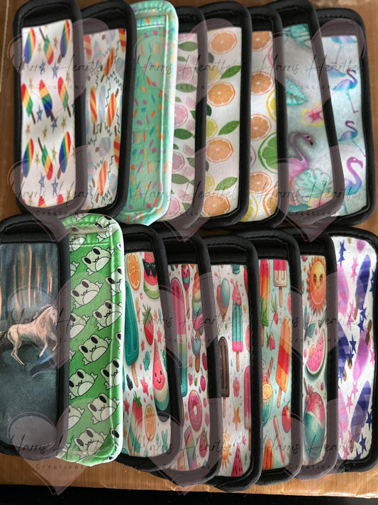 Freezer (Ice) Pop Sleeve - Fun for kids - premade designs