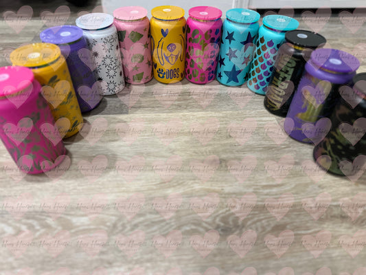 16oz Powder-Coated Rainbow-Plated Stainless Steel Tumbler – Engraved Wrap-Around Design