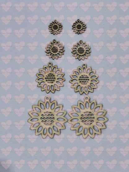 Unfinished Wooden Earring Blanks – DIY Craft Supply