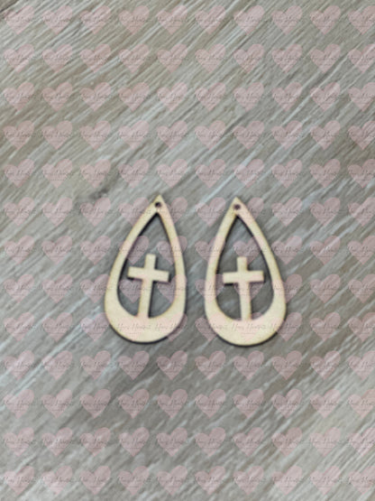 Unfinished Wooden Earring Blanks – DIY Craft Supply