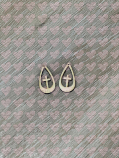 Unfinished Wooden Earring Blanks – DIY Craft Supply