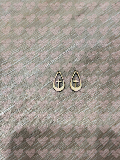 Unfinished Wooden Earring Blanks – DIY Craft Supply