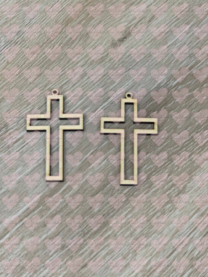 Unfinished Wooden Earring Blanks – DIY Craft Supply