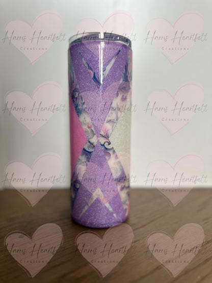 20oz Axis Diamond Glitter Stainless Steel Tumbler Option 2