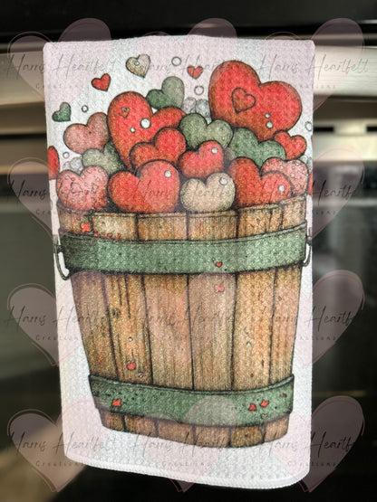 Waffle Weave Kitchen Towels with Adorable Designs