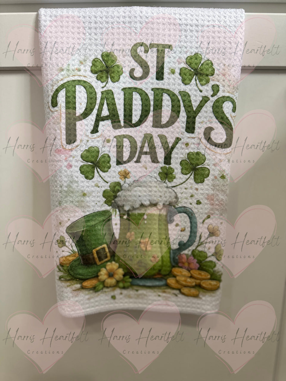 Waffle Weave Kitchen Towels with Adorable Designs