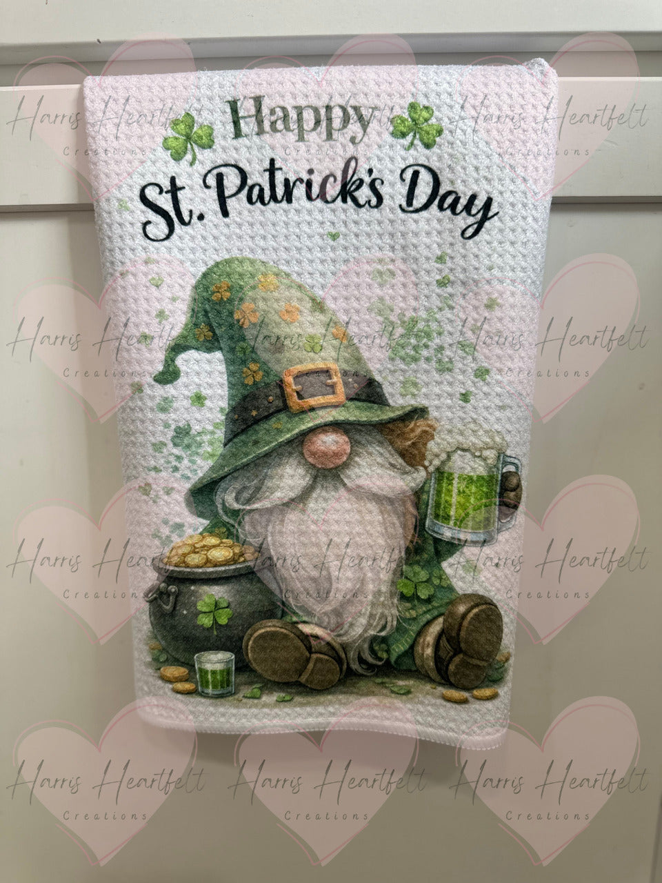 Waffle Weave Kitchen Towels with Adorable Designs