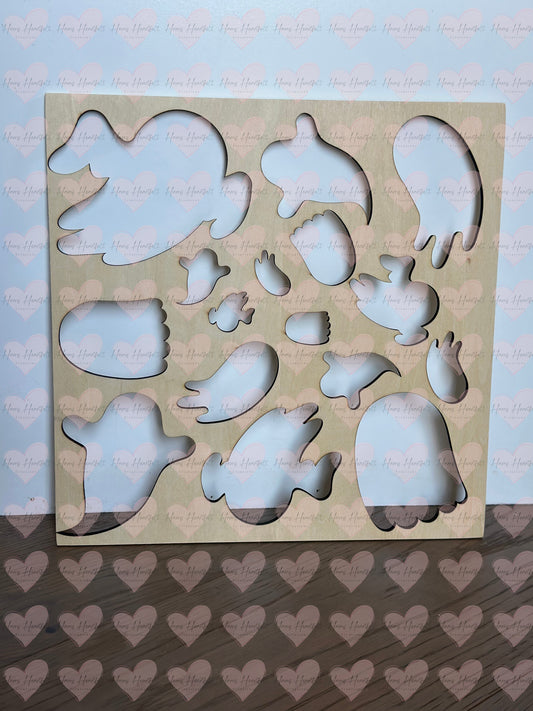 IMPERFECT Reusable Bleaching Stencils – Perfect for Crafting Custom Tees, Quilting & More!