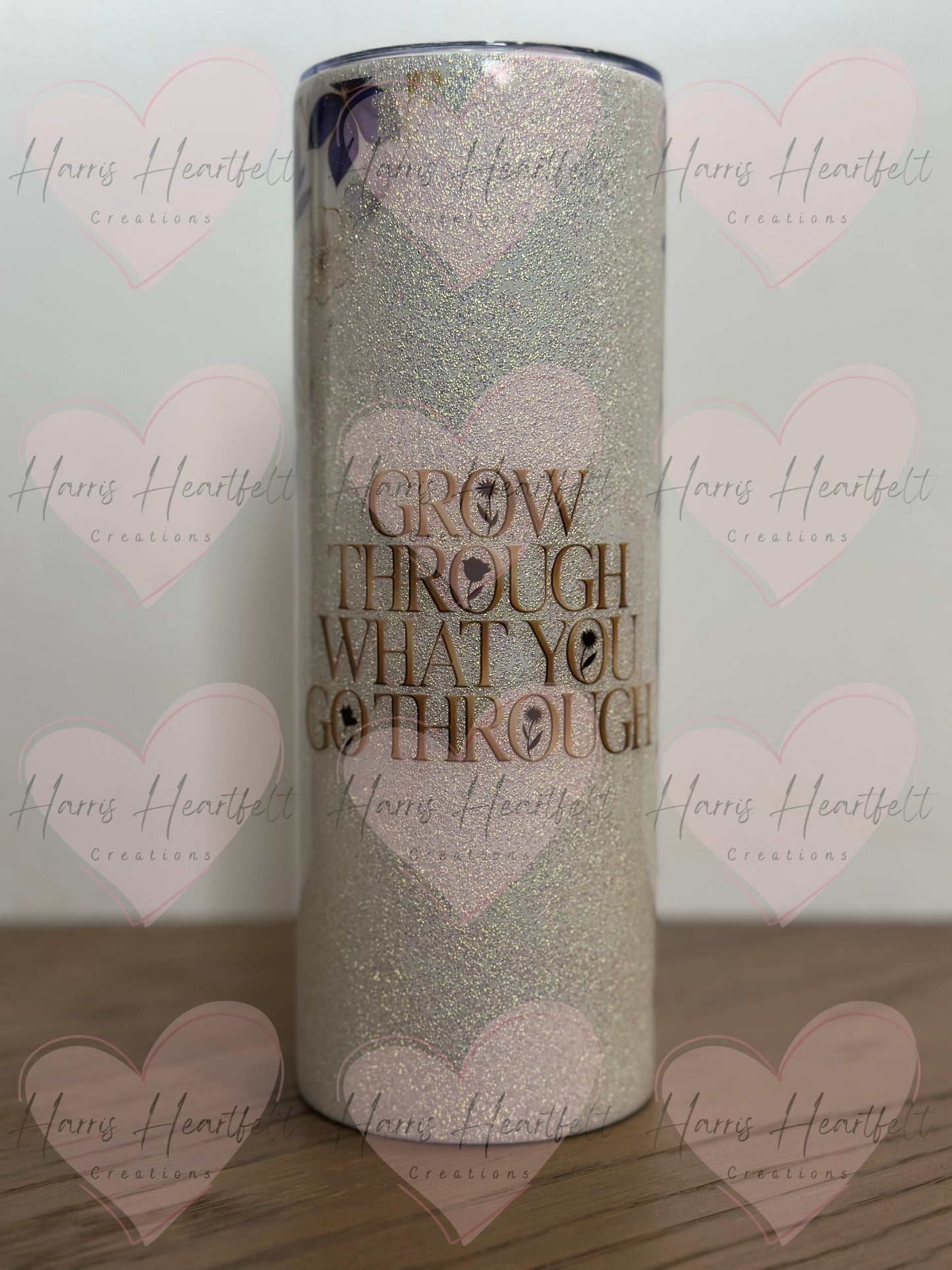 20oz Grow Through Glitter Stainless Steel Tumbler