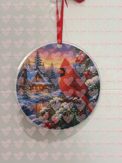 3" Acrylic Christmas Ornament – Many Adorable Designs to Choose From