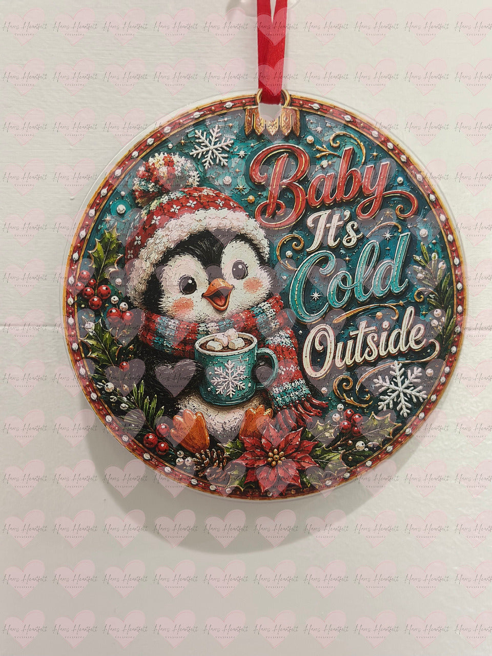 3" Acrylic Christmas Ornament – Many Adorable Designs to Choose From