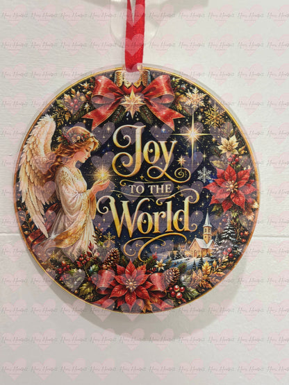 3" Acrylic Christmas Ornament – Many Adorable Designs to Choose From
