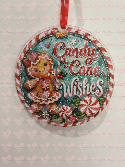 3" Acrylic Christmas Ornament – Many Adorable Designs to Choose From