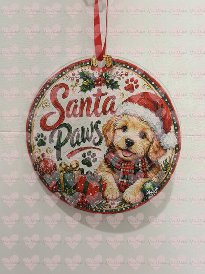 3" Acrylic Christmas Ornament – Many Adorable Designs to Choose From