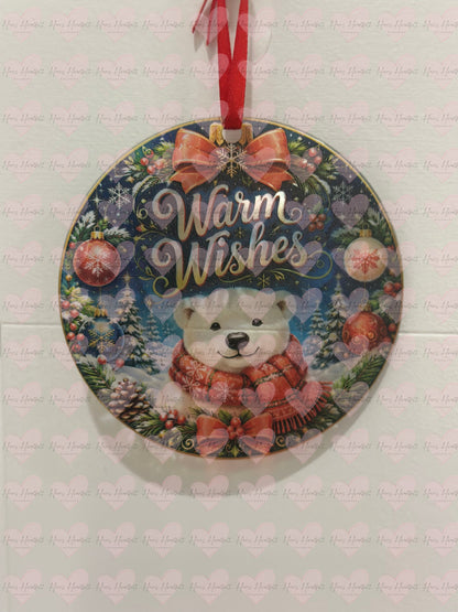 3" Acrylic Christmas Ornament – Many Adorable Designs to Choose From