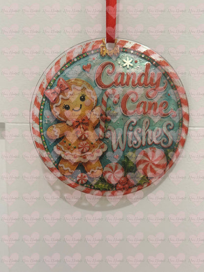 3" Acrylic Christmas Ornament – Many Adorable Designs to Choose From
