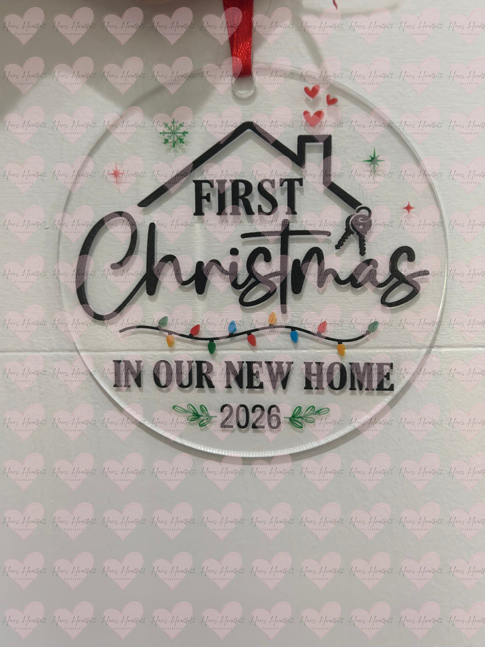 3" Christmas Ornament – 1st Christmas Baby and New Home designs