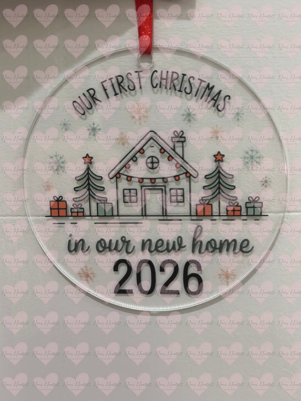 3" Christmas Ornament – 1st Christmas Baby and New Home designs