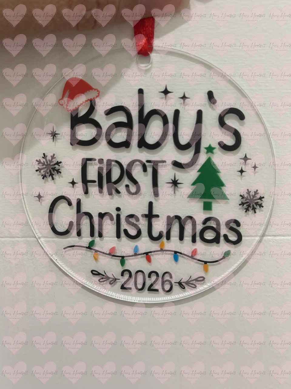 3" Christmas Ornament – 1st Christmas Baby and New Home designs