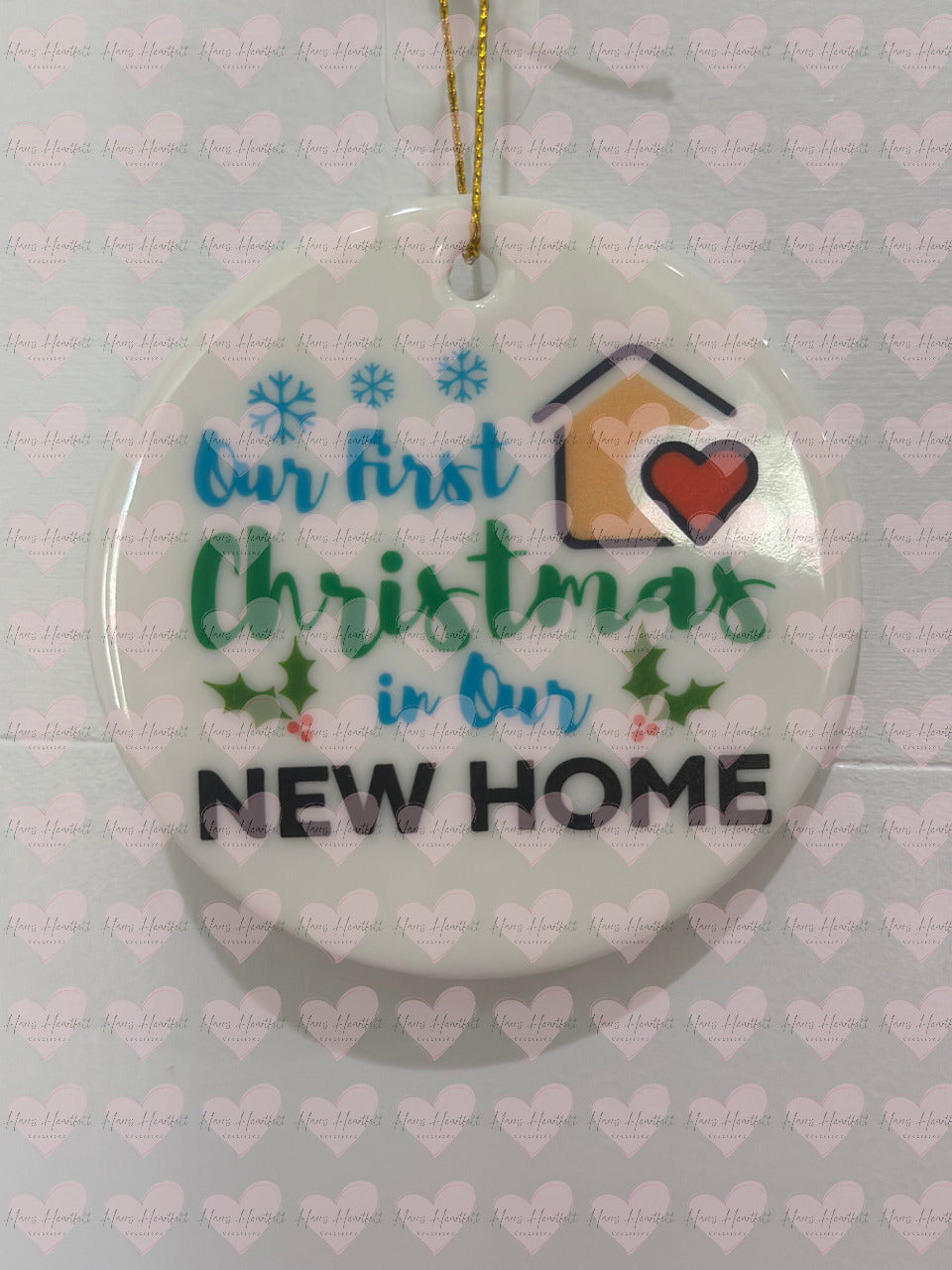 3" Christmas Ornament – 1st Christmas Baby and New Home designs