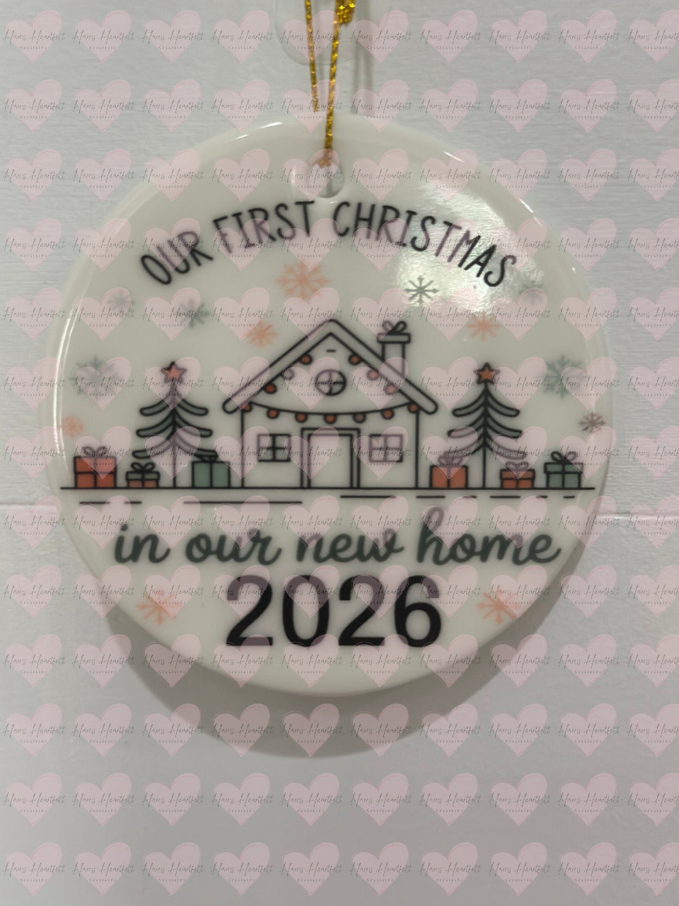 3" Christmas Ornament – 1st Christmas Baby and New Home designs