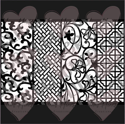 Pre-cut templates for Creating Tumblers