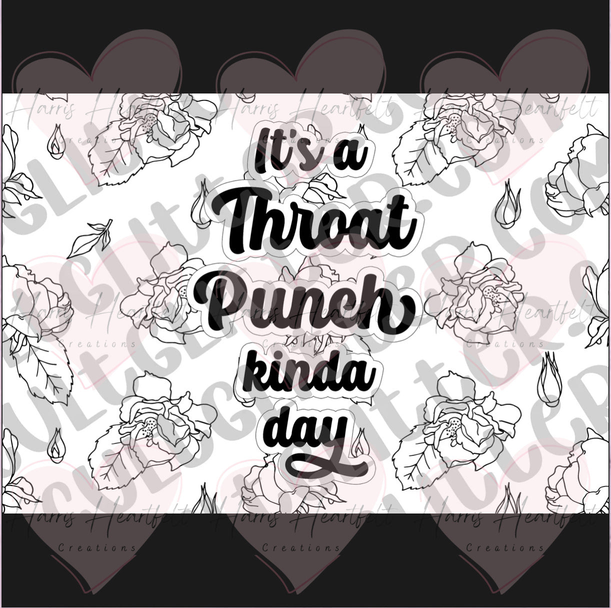 Pre-cut templates for Creating Tumblers