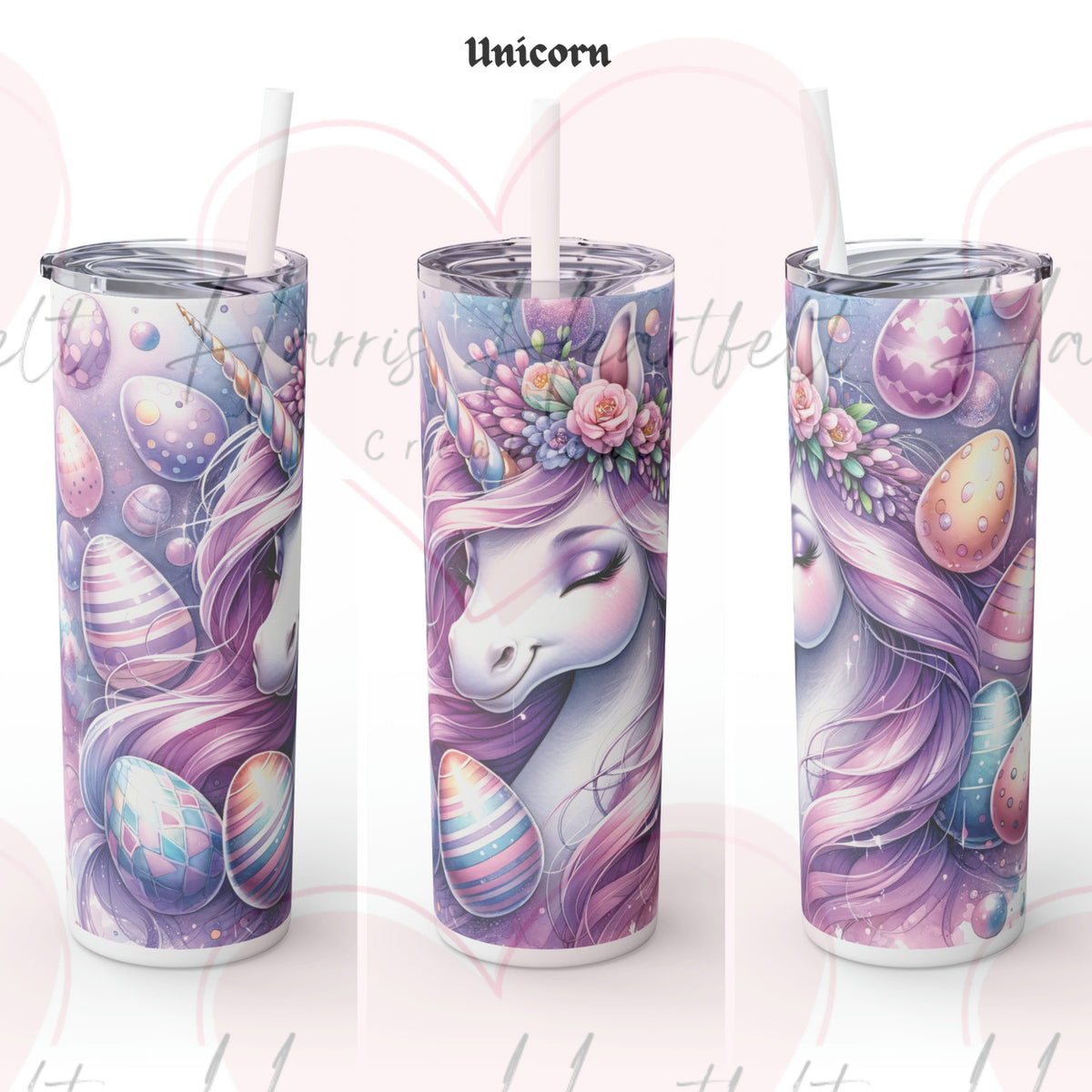 Easter Themed 20oz Skinny Tumbler