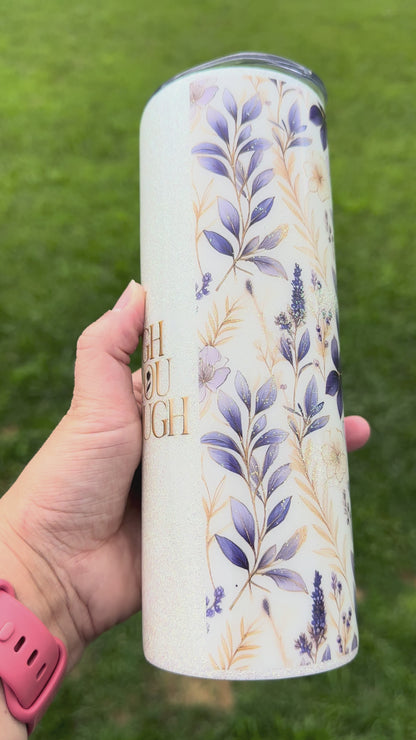 20oz Grow Through Glitter Stainless Steel Tumbler