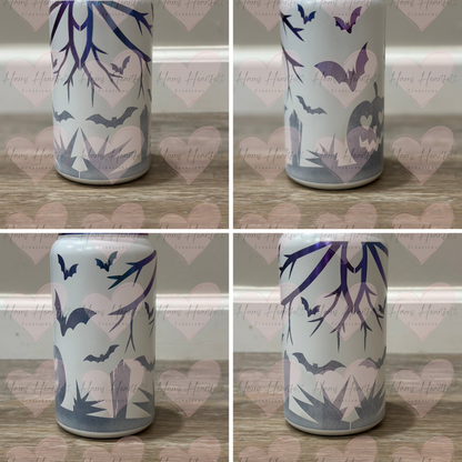 16oz Powder-Coated Rainbow-Plated Stainless Steel Tumbler – Engraved Wrap-Around Design