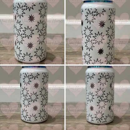 16oz Powder-Coated Rainbow-Plated Stainless Steel Tumbler – Engraved Wrap-Around Design